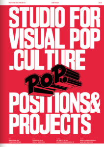 Studio for Visual Pop.Culture: Positions & Projects (2024)